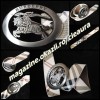 CUREA BARBATEASCA FIRMA BRAND BURBERRY PIELE ECOLOGICA CATARAMA OVALA MARE PAFTA METALICA GUN METAL COLECTIE NOUA CURELE BARBATI