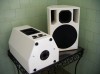 Boxe albe pentru aplicatii profesionale, evenimente, petreceri, nunti, woofer 12 inchi driver 1 inch