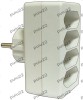 Distribuitor retea x 4 prize, 250V/ 16 A, fara impamantare-1837
