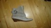botine albe piele,talpa ortopedica
