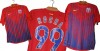 Tricou de colectie din campionat,Steaua (original,cauciuc,gaurele,semnat de jucatori)