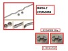 SET GANTERE CROMATE 20 KG ( 2 x 10 KG / BRAT ) + BARA Z CROMATA !!!- LIVRARE GRATUITA IN BUCURESTI ZONA SECTOR 4 !!!