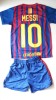 Echipament tricou + sort FC BARCELONA - MESSI