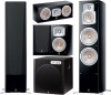 Incinte home cinema 5.1 Yamaha format din NS-777 (front) + NS-C444 (center) + NS-333 (surround) + YST-RSW300 (subwoofer)