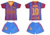 COMPLEU SORT + TRICOU COPII  FC BARCELONA MESSI   MODEL 2013-2014 LIVRARE GRATUITA