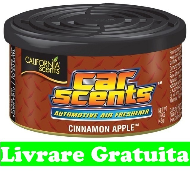 Odorizante auto California Car Scents odorizant Chinamon Apple foto mare Odorizante auto California Car Scents odorizant Chinamon Apple foto mare